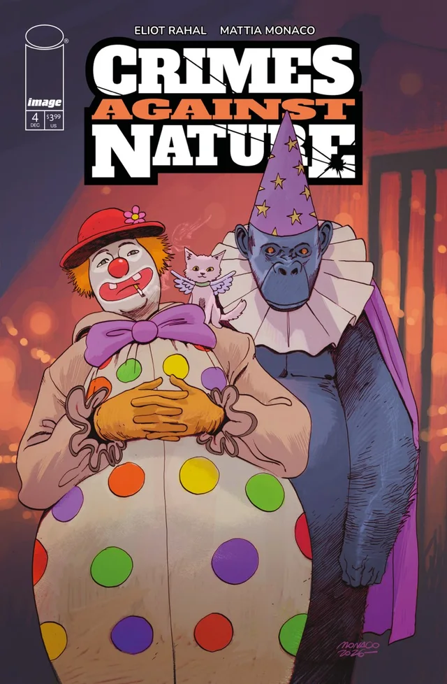 Tapa de Crimes Against Nature #4 · Cover A Mattia Monaco