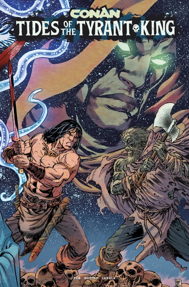 Tapa de Conan The Barbarian Tides Of The Tyrant King #4 · Cover B Jesus Merino Var