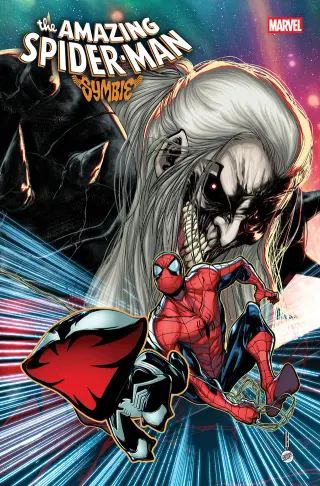 Tapa Cover B - David Baldeon Variant de Amazing Spider-Man: Symbie #1
