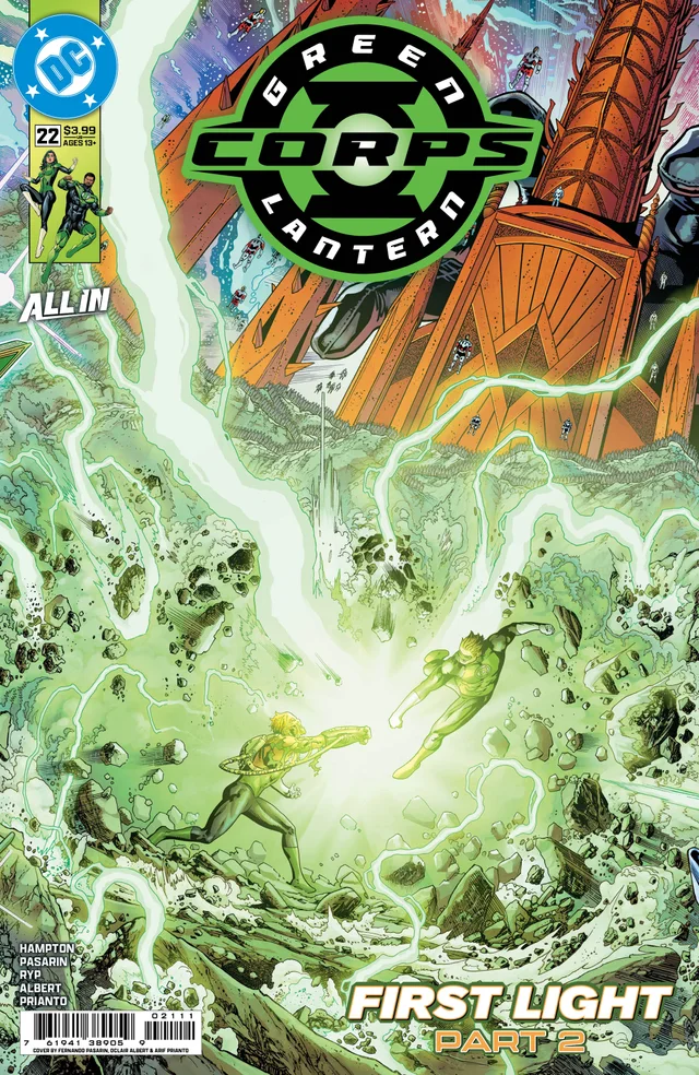 Tapa de Green Lantern Corps #22 · Cover A Fernando Pasarin And Oclair Albert