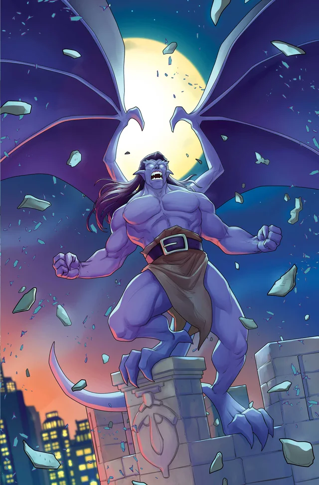 Tapa de Gargoyles #5 · Cover E Meghan Hetrick Metal Premium Var