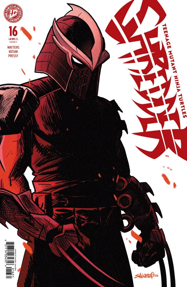 Tapa de Teenage Mutant Ninja Turtles: Shredder #16 · Cover C