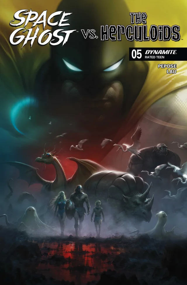 Tapa de Space Ghost Vs The Herculoids #5 · Cover A Francesco Mattina