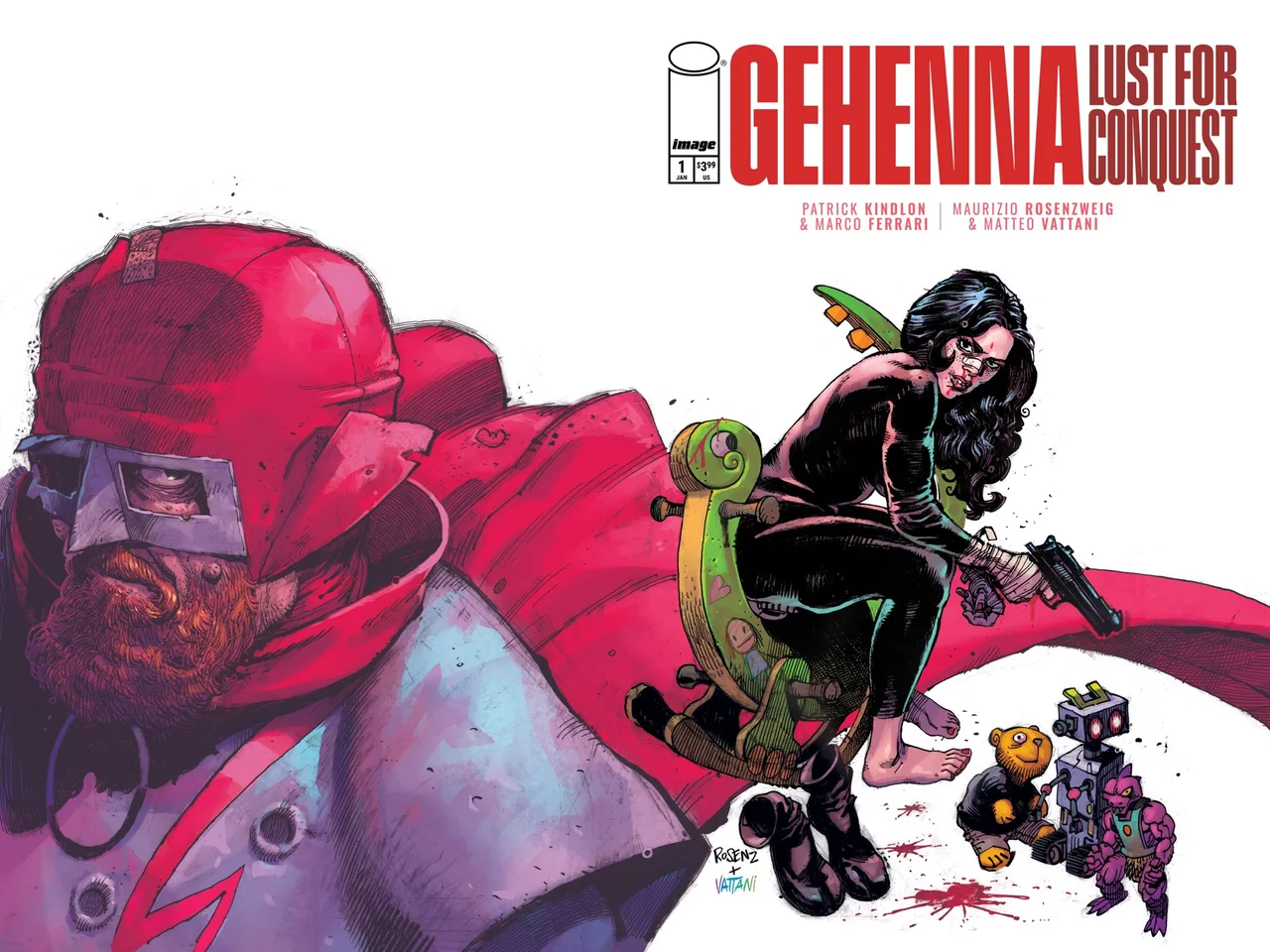Tapa de Gehenna Lust For Conquest #1 · Cover A Maurizio Rosenzweig