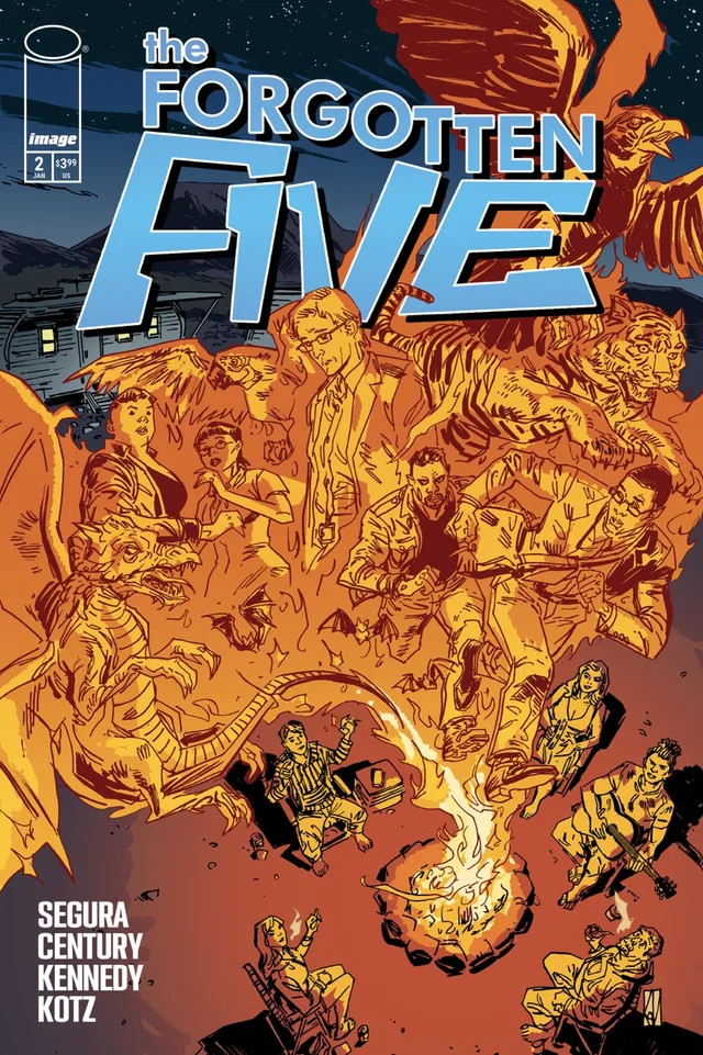 Tapa de Forgotten Five #2 · Cover A Dean Kotz
