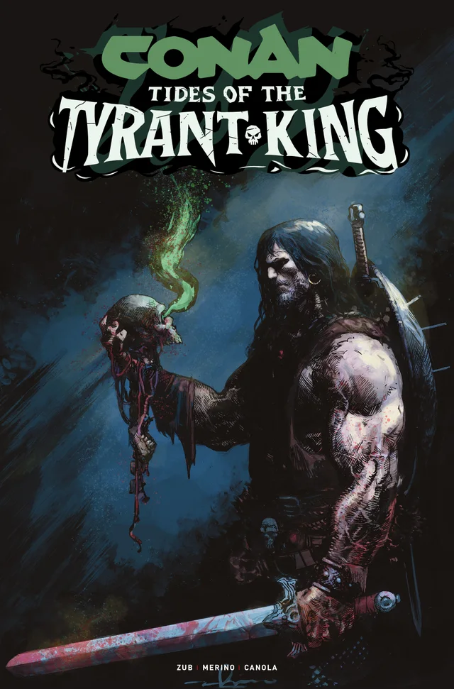Tapa de Conan The Barbarian Tides Of The Tyrant King #4 · Cover A Gerardo Zaffino