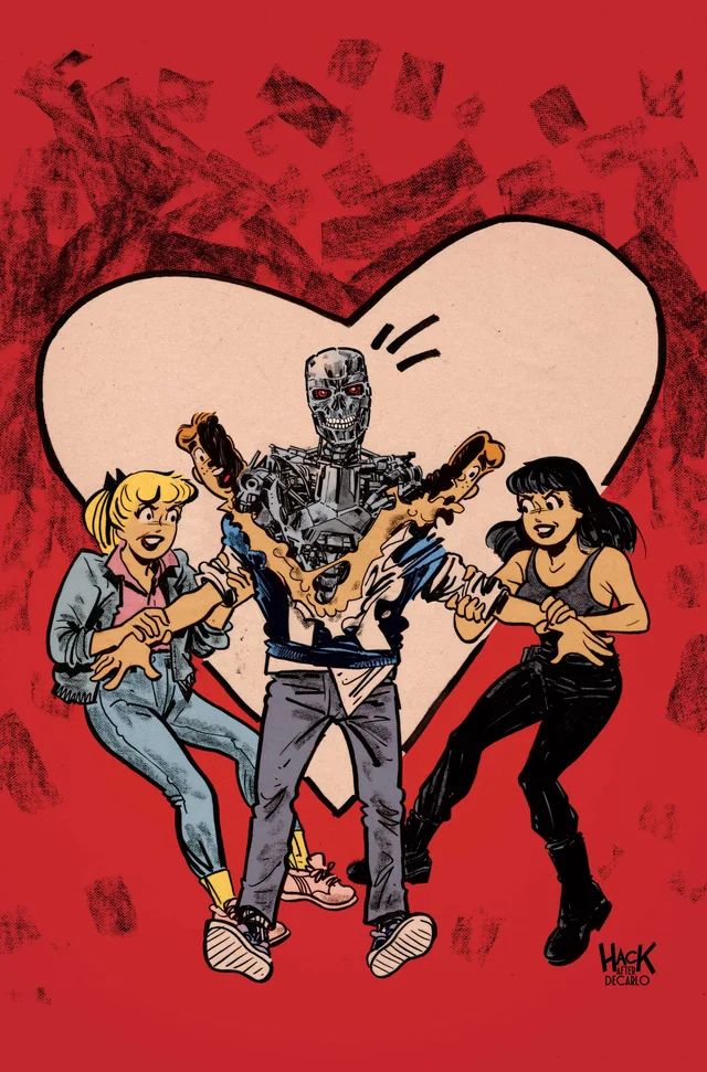 Tapa de Archie Vs The Terminator #2 · Cover F Robert Hack Ltd Virgin Var