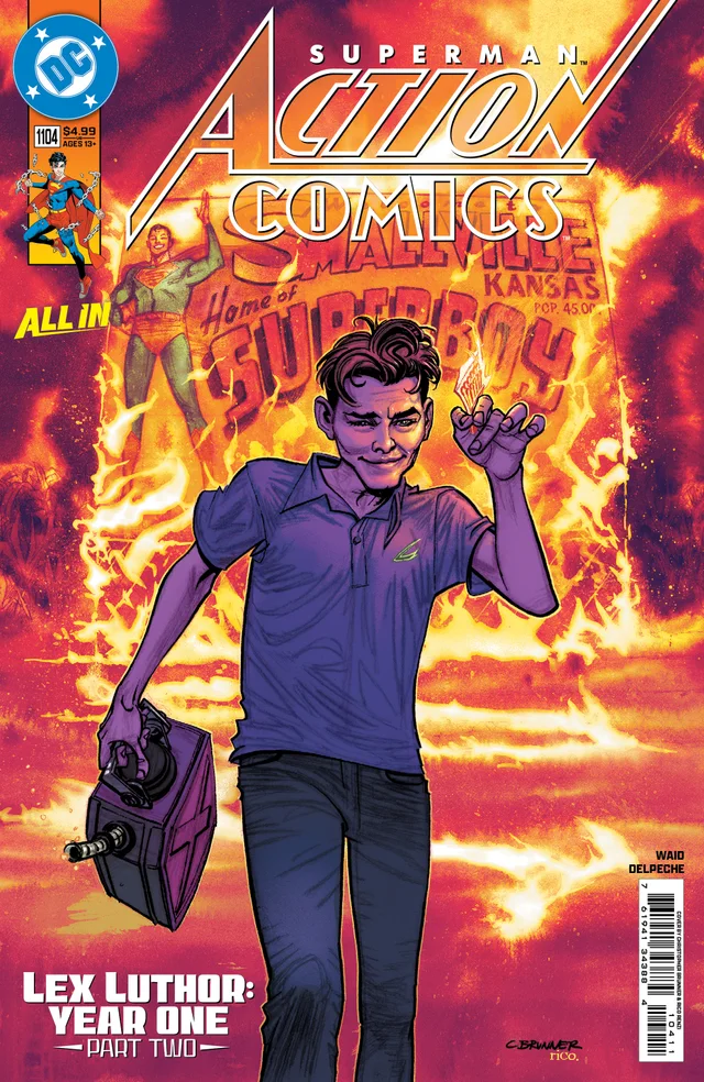 Tapa de Action Comics #1104 · Cover A Chris Brunner
