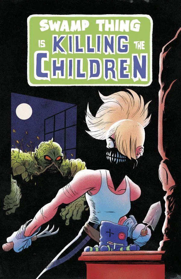 Tapa de Swamp Thing Is Killing The Children Cvr C Swamp Thing Homage Variant # · Edición estándar