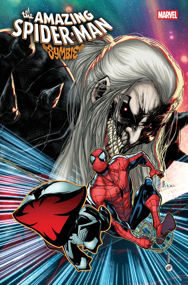 Tapa de Amazing Spider-Man: Symbie #1 · Cover B David Baldeon Variant