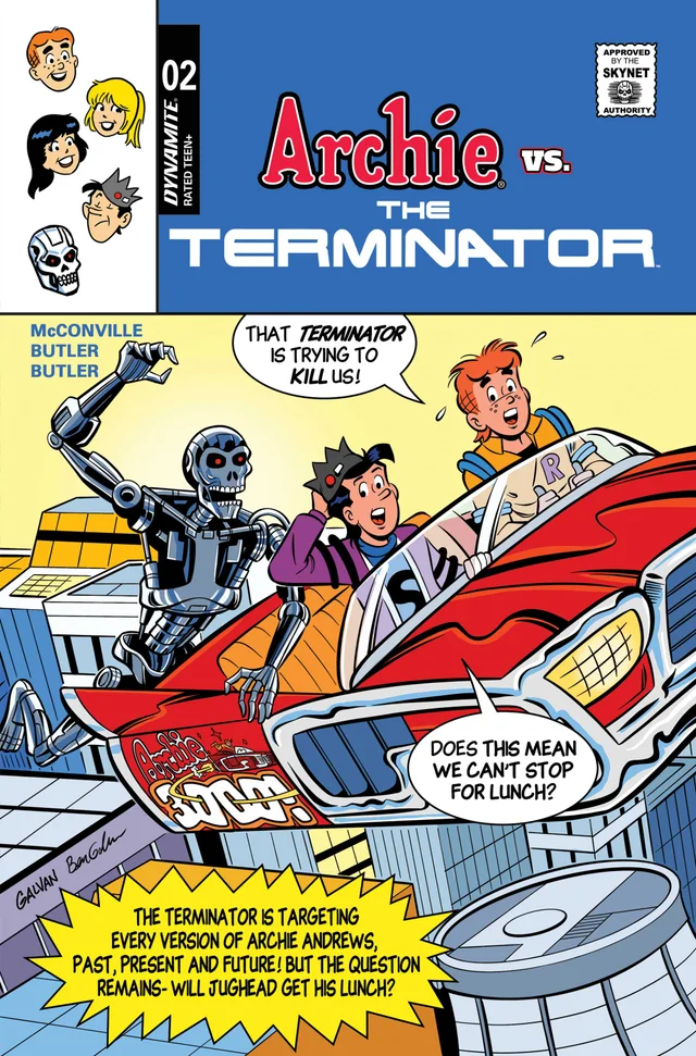 Tapa de Archie Vs The Terminator #2 · Cover D Bill Galvan Var