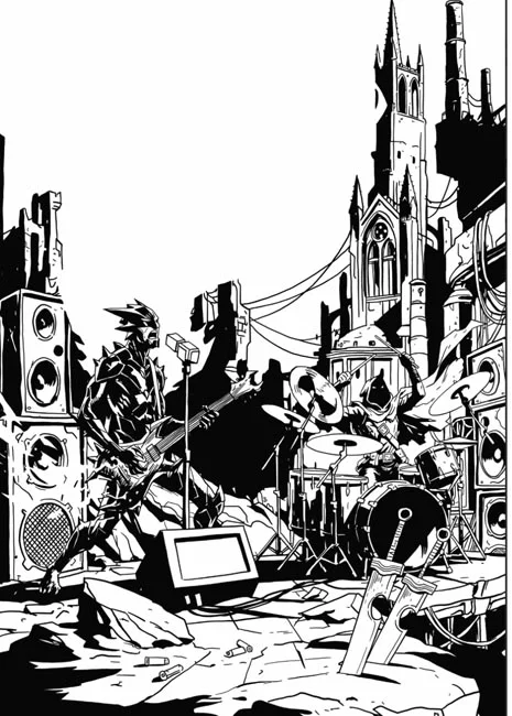 Tapa de Fireborn #6 · Cover F Emmanuel Gervasoni Cardstock Concert Bandw Var