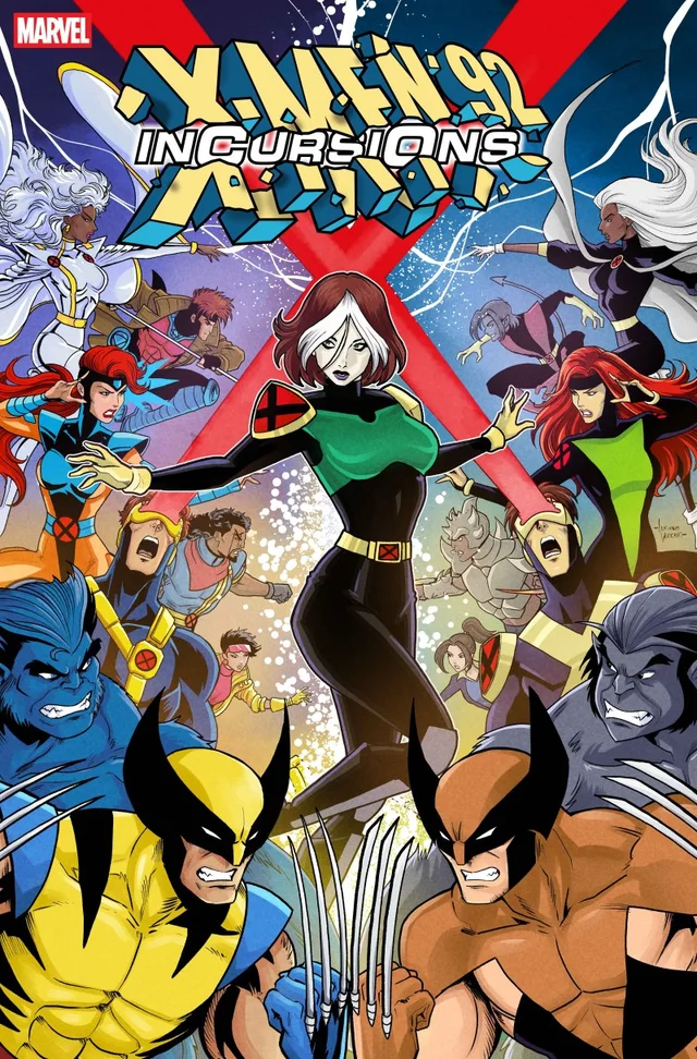 Tapa de X-Men '92: Incursions #1 · Cover A By Luciano Vecchio