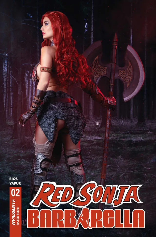 Tapa de Red Sonja Barbarella #2 · Cover D Cosplay Ivy Red Sonja Var