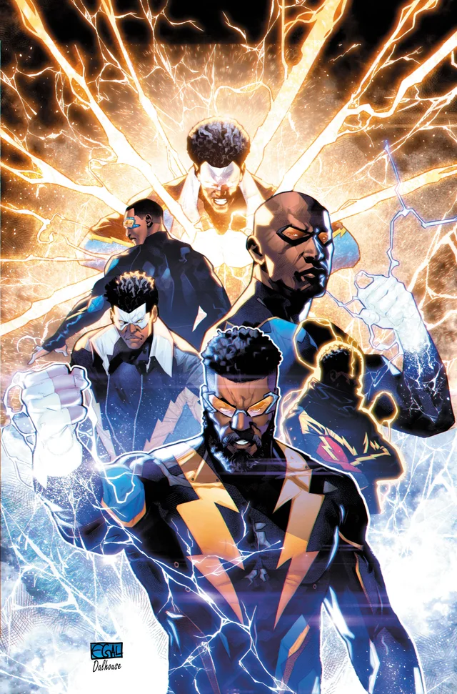 Tapa de Dc Power Black Lightning 50th Anniversary Special #1 · Cover A Edwin Galmon