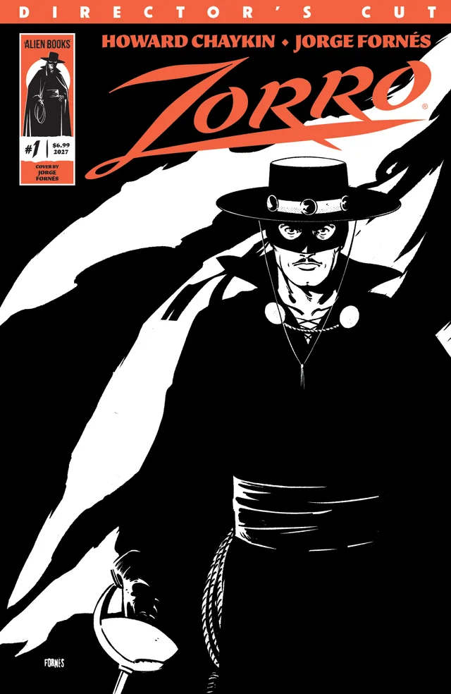 Tapa de Zorro Directors Cut #1 · Edición estándar