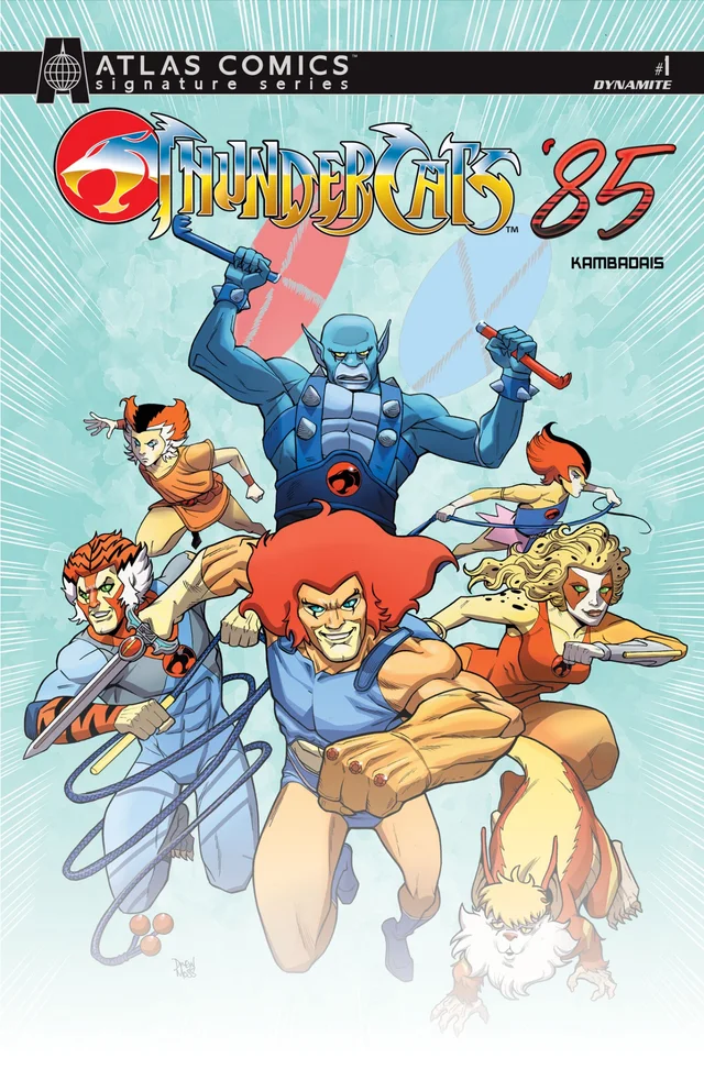 Tapa de Thundercats 85 #1 · Cover I Drew Moss Atlas Edition Signed By Drew Moss Var