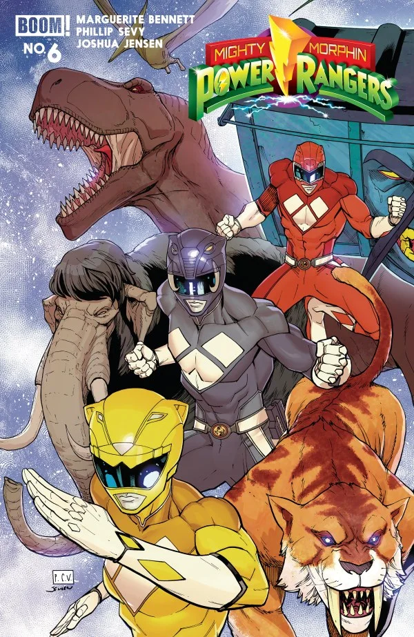 Tapa de Mighty Morphin Power Rangers #6 · Cover B Variant