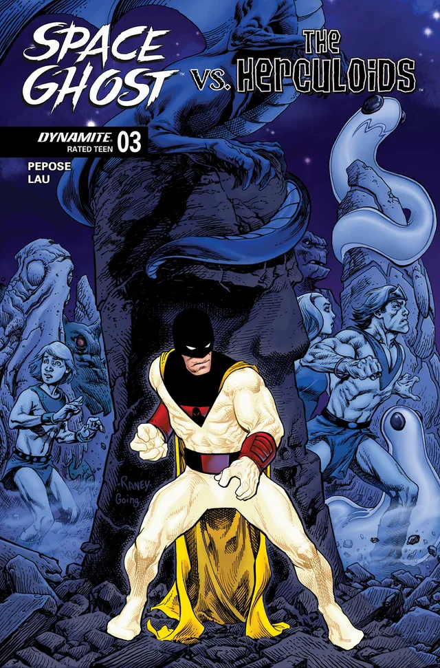 Tapa de Space Ghost Vs The Herculoids #3 · Cover E Tom Raney Var