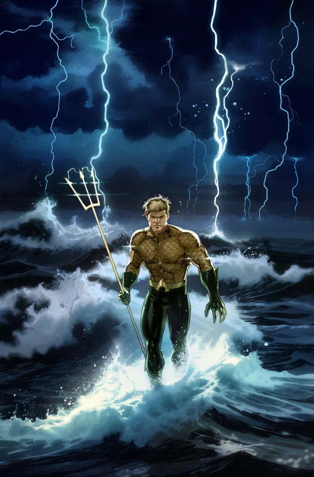 Tapa de Emperor Aquaman #25 · Cover B Javier Fernandez Card Stock Var