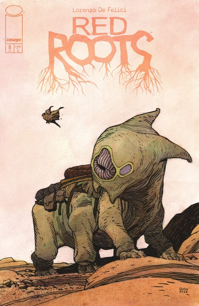 Tapa de Red Roots #8 · Cover B Gabriel Walta Var