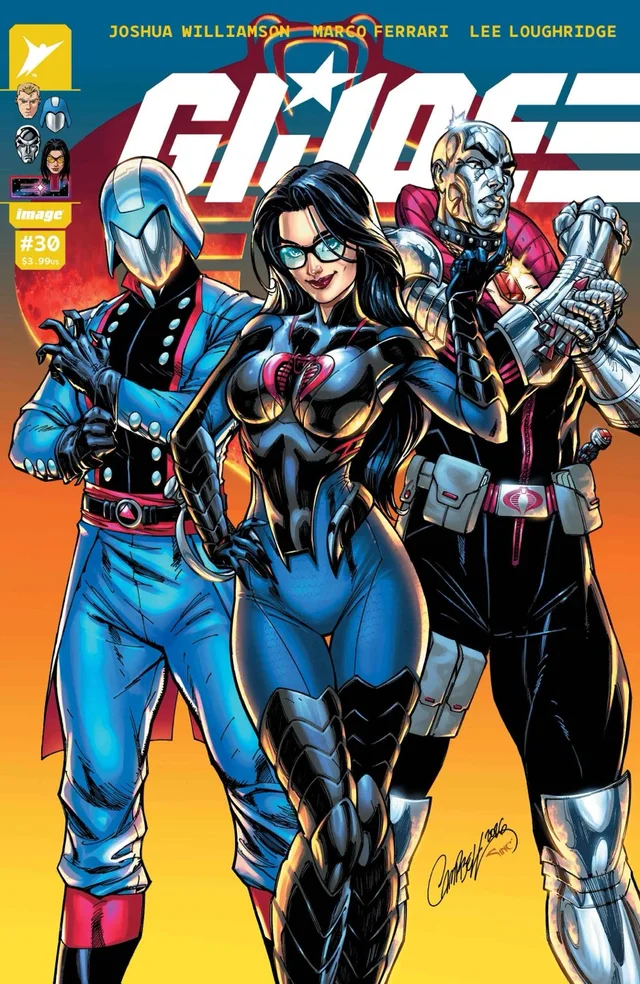 Tapa de Gi Joe #30 · Cover B J Scott Campbell And Alex Sinclair Var