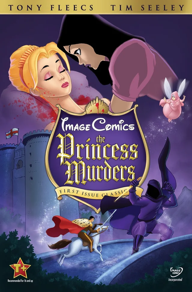 Tapa de Princess Murders #1 · Cover D Tim Seeley And Allen Passalaqua Sleeping Beauty Animation Homage Var