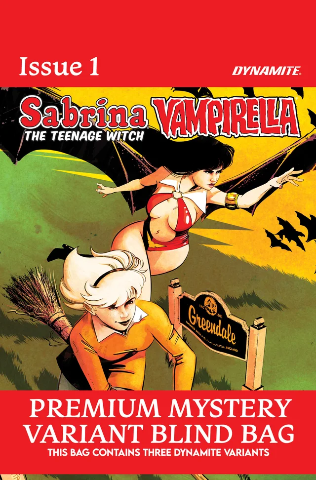 Tapa de Sabrina The Teenage Witch Vampirella #1 · Cover K Premium Mystery Blind Bag Var
