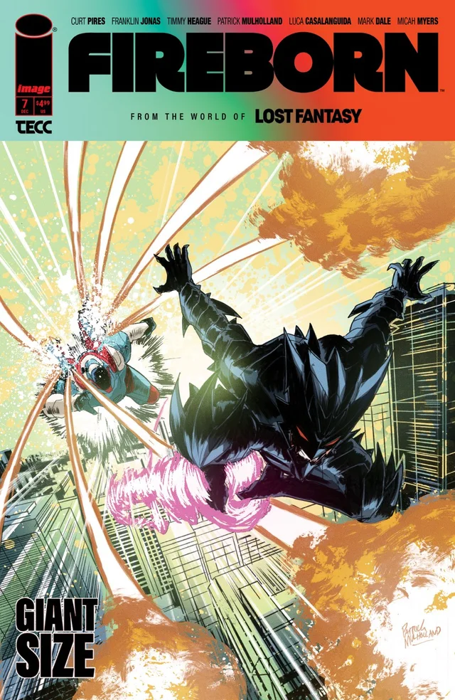 Tapa de Fireborn #7 · Cover A Patrick Mulholland