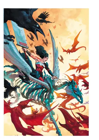 Tapa Cover D - Jerome Opena Card Stock Var de Absolute Wonder Woman #28