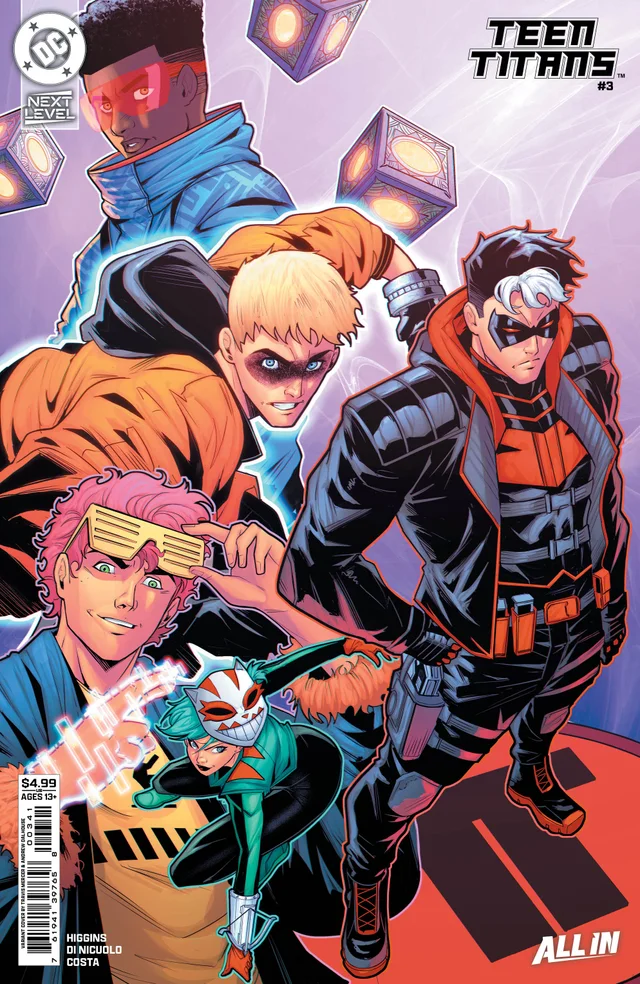Tapa de Teen Titans #3 · Cover D Travis Mercer Card Stock Var
