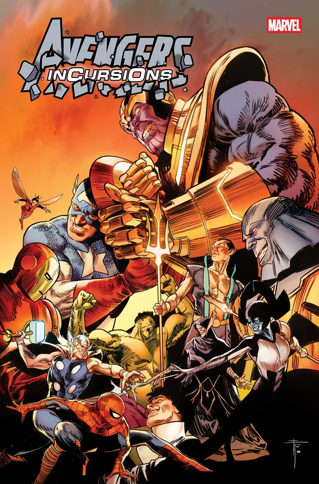 Tapa de Avengers: Incursions #1 · Cover B By Francesco Mobili