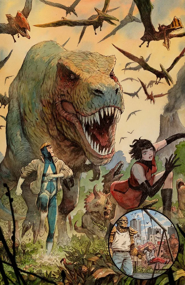 Tapa de Doom Patrol #4 · Cover A Niko Henrichon