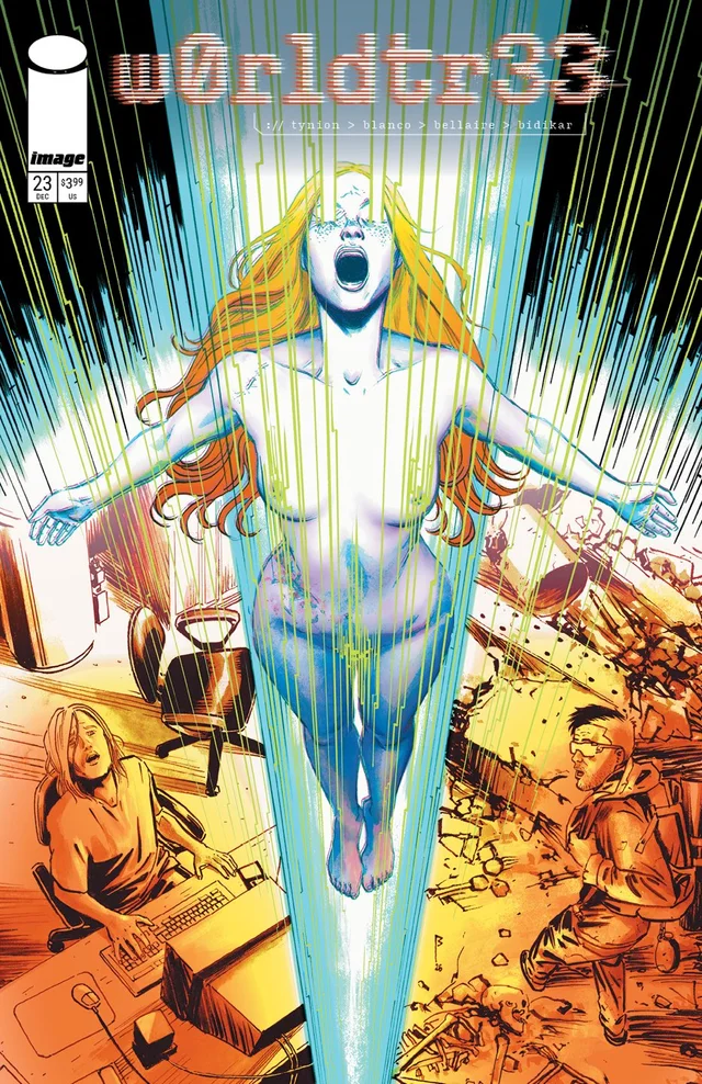 Tapa de W0rldtr33 #23 · Cover A Fernando Blanco