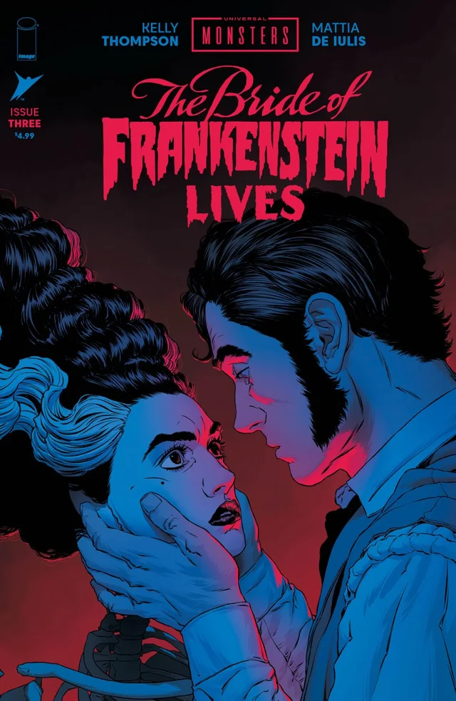 Tapa de Universal Monsters The Bride Of Frankenstein Lives #3 · Cover A Mattia De Iulis