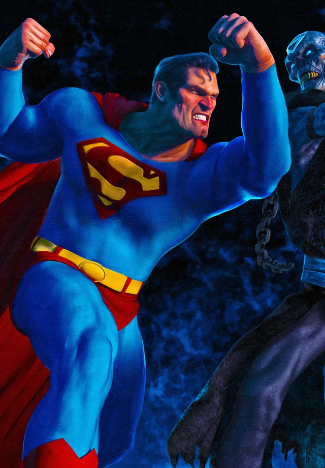Tapa de Superman #46 · Cover D Mark Spears Left Connecting Card Stock Var