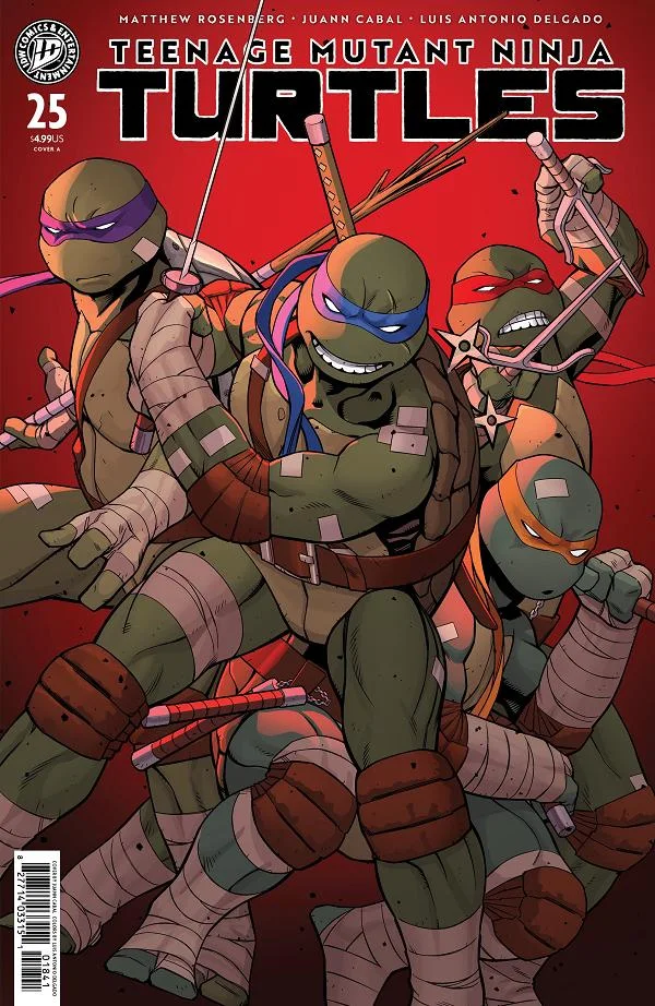 Tapa de Teenage Mutant Ninja Turtles #25 · Cover A