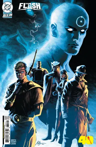 Tapa Cover D - Rafael Albuquerque Watchmen 40th Anniversary Card Stock Var de Flash #39