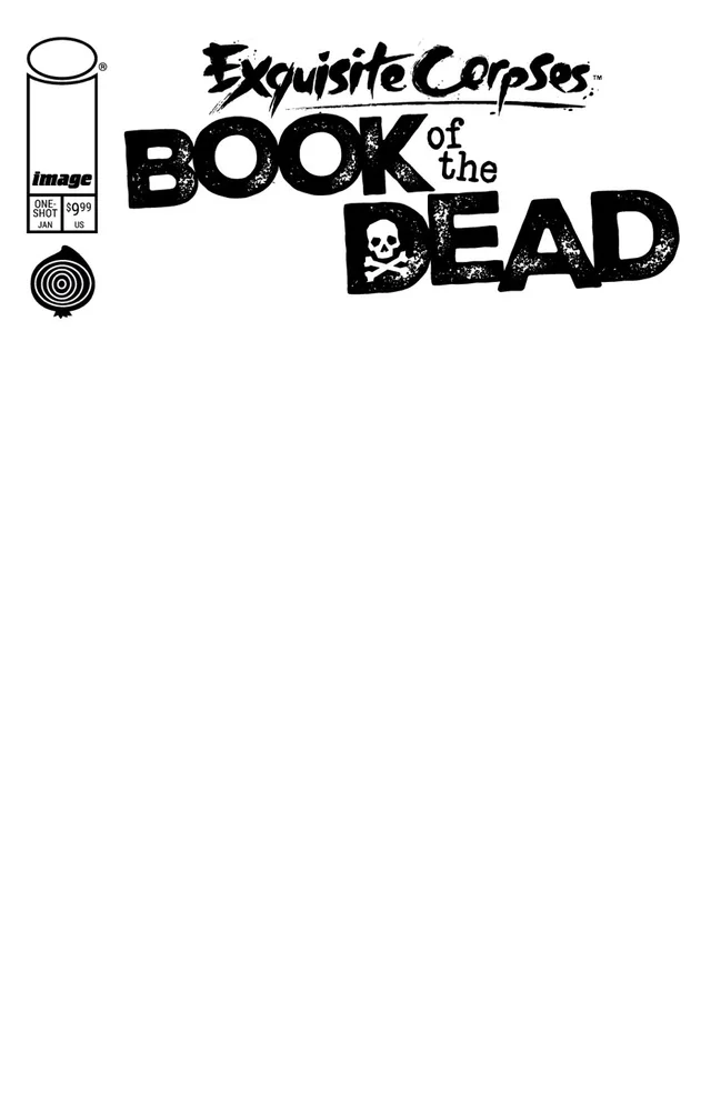 Tapa de Exquisite Corpses Book Of The Dead #1 · Cover D Blank Sketch Var