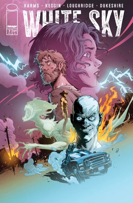 Tapa de White Sky #7 · Cover A Sumeyye Kesgin And Lee Loughridge