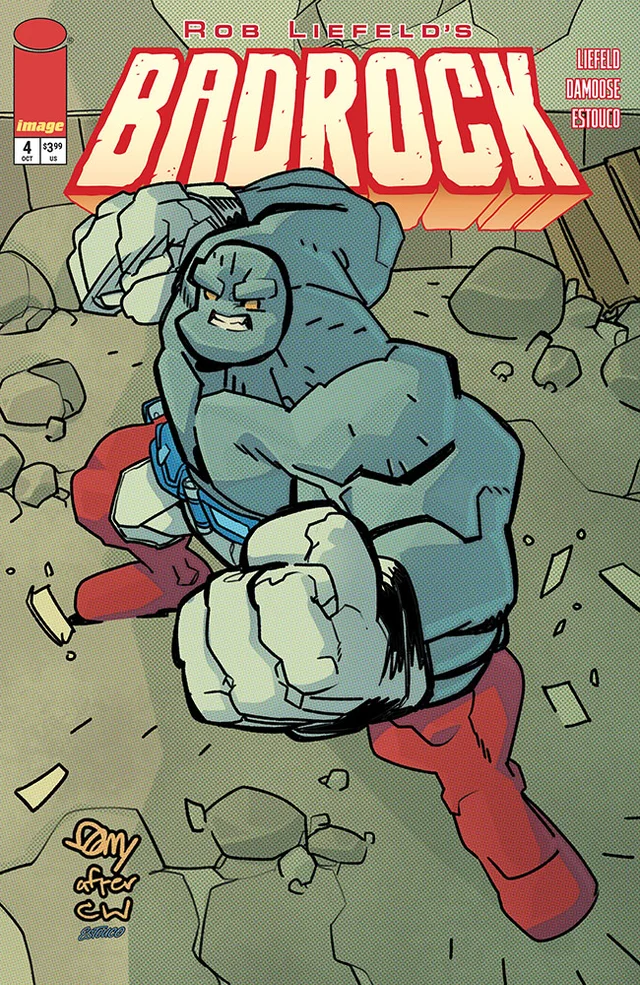 Tapa de Badrock #4 · Cover A Seth Damoose
