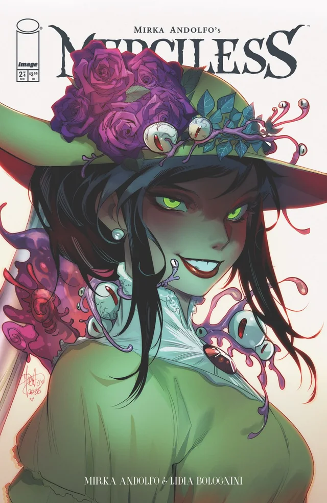 Tapa de Merciless #2 · Cover A Mirka Andolfo
