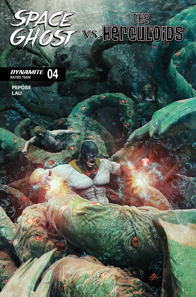 Tapa de Space Ghost Vs The Herculoids #4 · Cover D Bjorn Barends Var