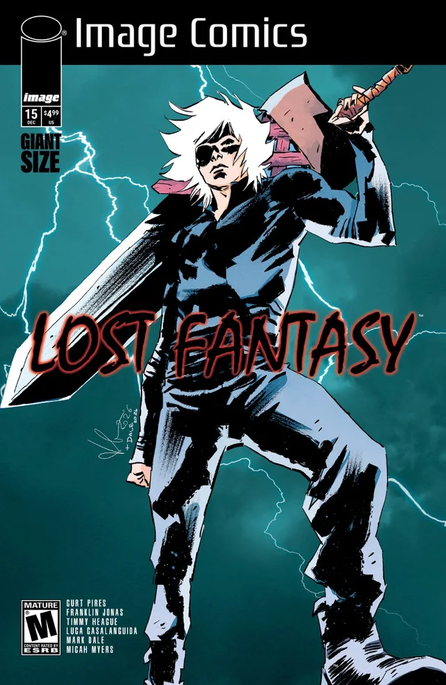 Tapa de Lost Fantasy #15 · Cover B Luca Casalanguida Homage Var