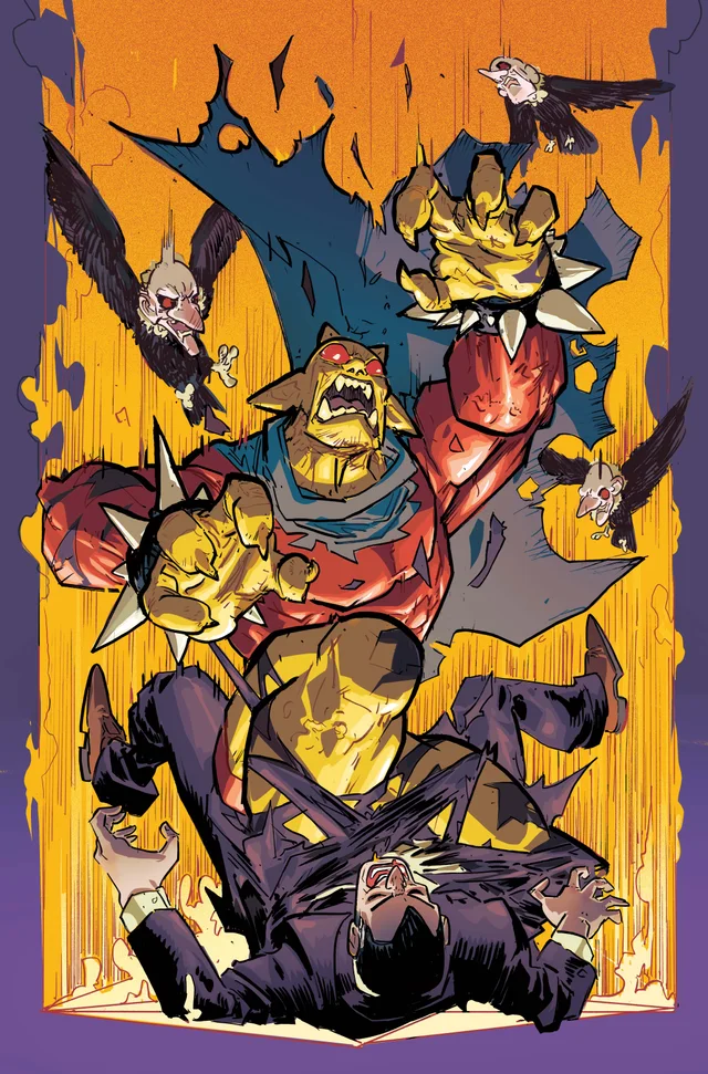 Tapa de Demon #4 · Cover D Riley Rossmo Card Stock Var