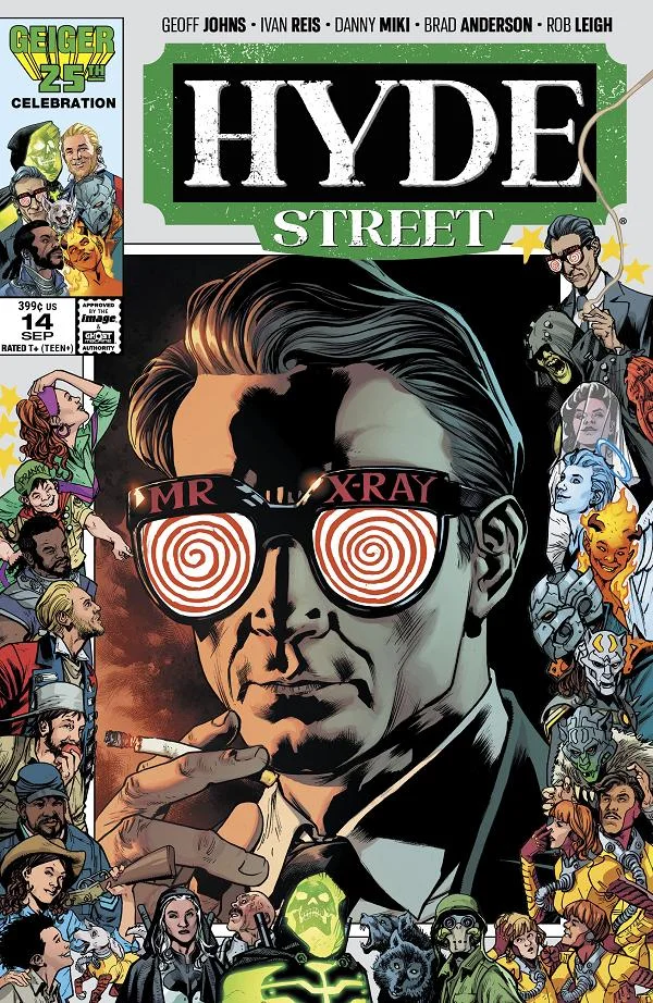 Tapa de Hyde Street #14 · Cover C Bryan Hitch And Brad Anderson Geiger Anniversary Var