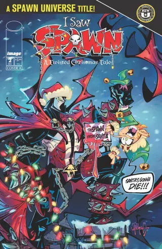 Tapa Cover A - Rob Sketchcraft Duenas de I Saw Spawn (A Twisted Christmas Tale) #2