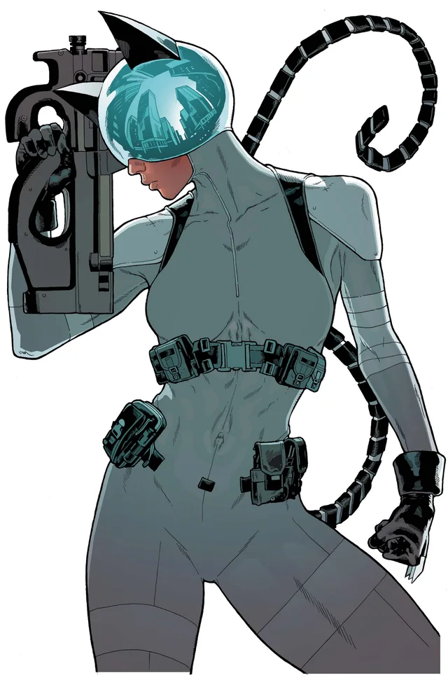 Tapa de Absolute Catwoman #5 · Cover C Jeff Spokes Card Stock Var