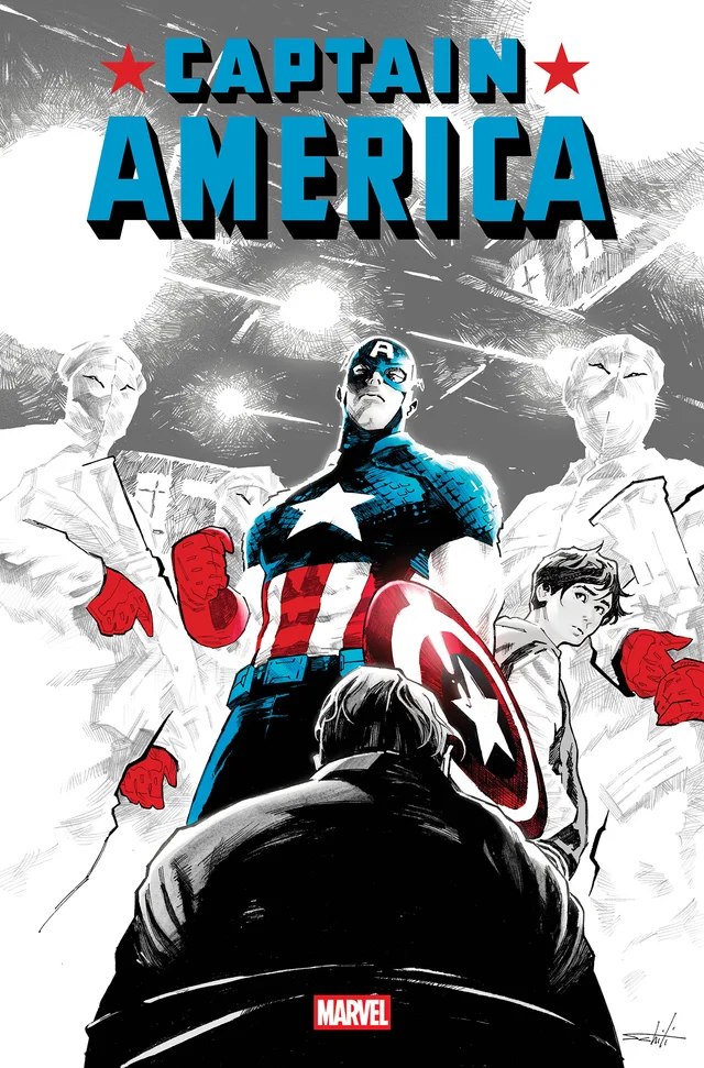 Tapa de Captain America #18 · Cover A Valerio Schiti
