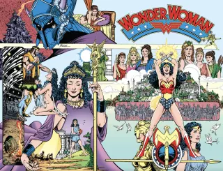 Tapa Cover A - George Perez de Limited Collectors Edition Wonder Woman The Princess Of Power Facsimile Edition #65